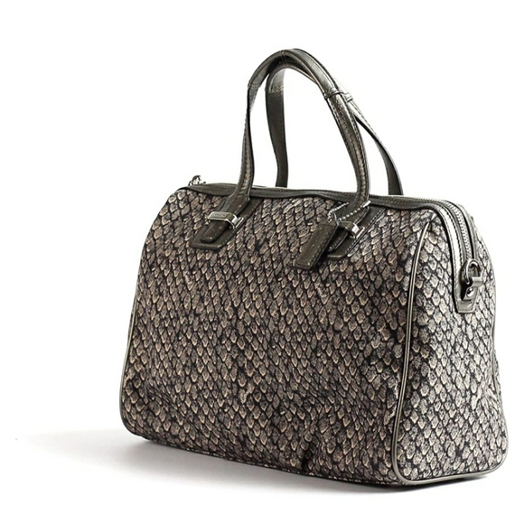 Coach Snake skin canvas purse - Picture 2 of 8